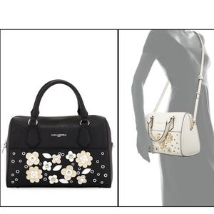 KARL LAGERFELD Willow Saffiano Satchel